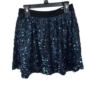 Aeropostale Blue Sequin Mini Skirt, Party, Night Out, Cocktail,‎ Sparkly, Cute